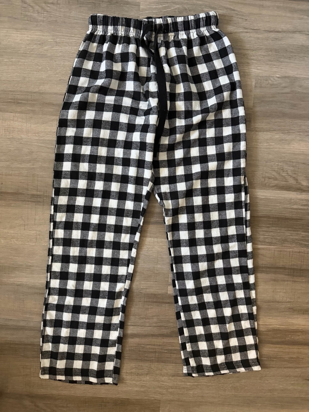 Black & White Buffalo Check Lounge Pants
